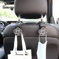 Car Seat Hook Camellia Hanger Organizer Hooks Handbag Masks Universal Car Accessories Data Cables Storage