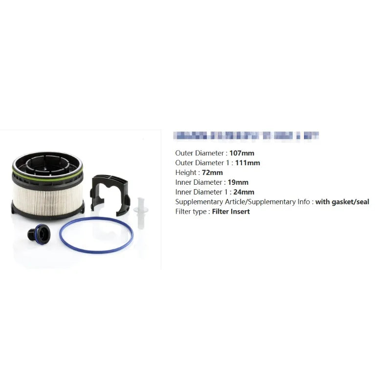 6540920100 Fuel Filter Diesel Filter for A-C-E Klasse fits Sprinter Vito Klasse Diesel A6540920100