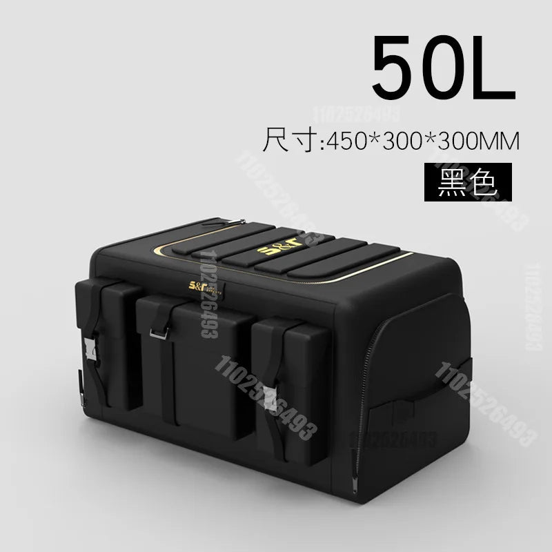NEW Car Trunk Storage Organizer With Lid Universal Car Trunk Organizer 70L Storage Box Oxford Cloth Folding Organizador