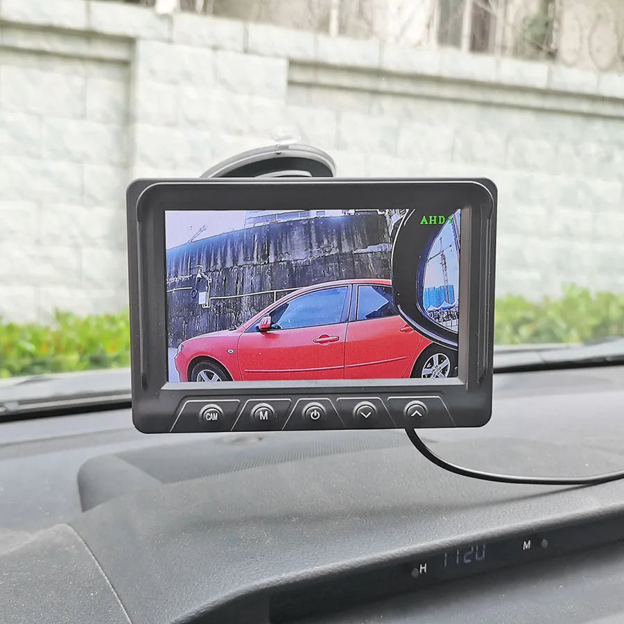 DIYKIT 1024x600 5Inch AHD IPS Car Rear View Monitor Digital Screen Display Support VCD DVD GPS Car Camera