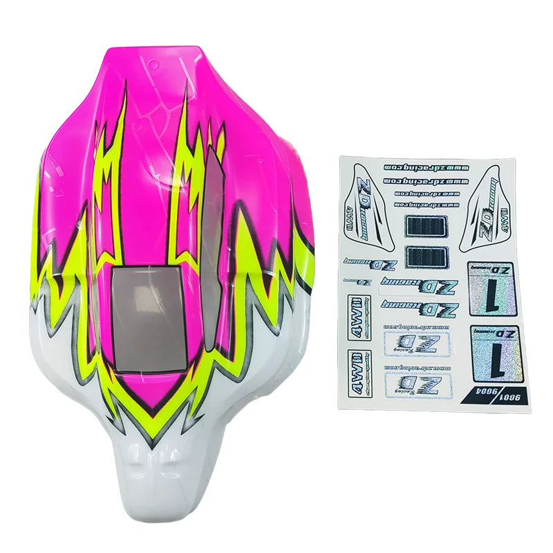 Rc Car Accessories For Vehicles ZD Racing 08421-V3 1/8 Four-wheel Drive Brushless Electric OFF-road  PVC Car housing Body Shell