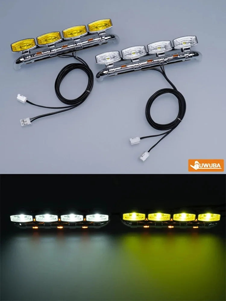 Truck Model Spotlights Front Bumper Spotlight for 1/14 Tamiya RC Dump Truck SCANIA 770S 56368 Car Accessories