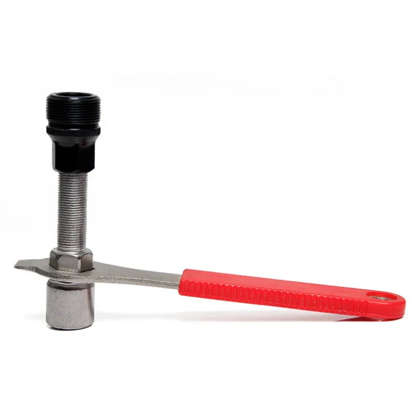 Bicycle Crank Arm Removal Tool Bike Crank Puller Pedal Wrench Multi-Function Crankset Pedal Crank Pull Bolt Remover Repair Tool