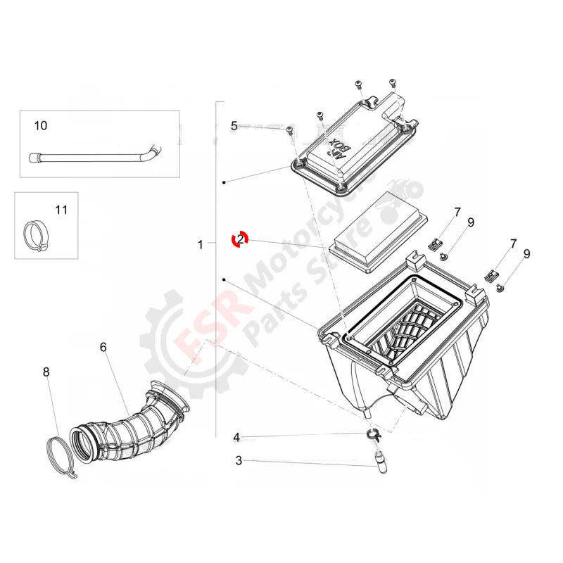 OIL FILTER & AIR FILTER KIT,FOR APRILIA RS 125 RS4 125 RX/TUONO 125 RXV/SXV 450 & DERBI GPR 125 SENDA/TERRA/MULHACEN 125