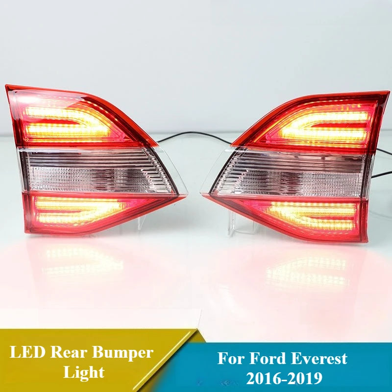 Car LED 12V Taillights for Ford Everest 2016 2017 2018 2019 Auto Rear Running Lamp Brake Reverse Dynamic Turn Signal Tail Lamp