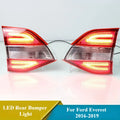 Car LED 12V Taillights for Ford Everest 2016 2017 2018 2019 Auto Rear Running Lamp Brake Reverse Dynamic Turn Signal Tail Lamp