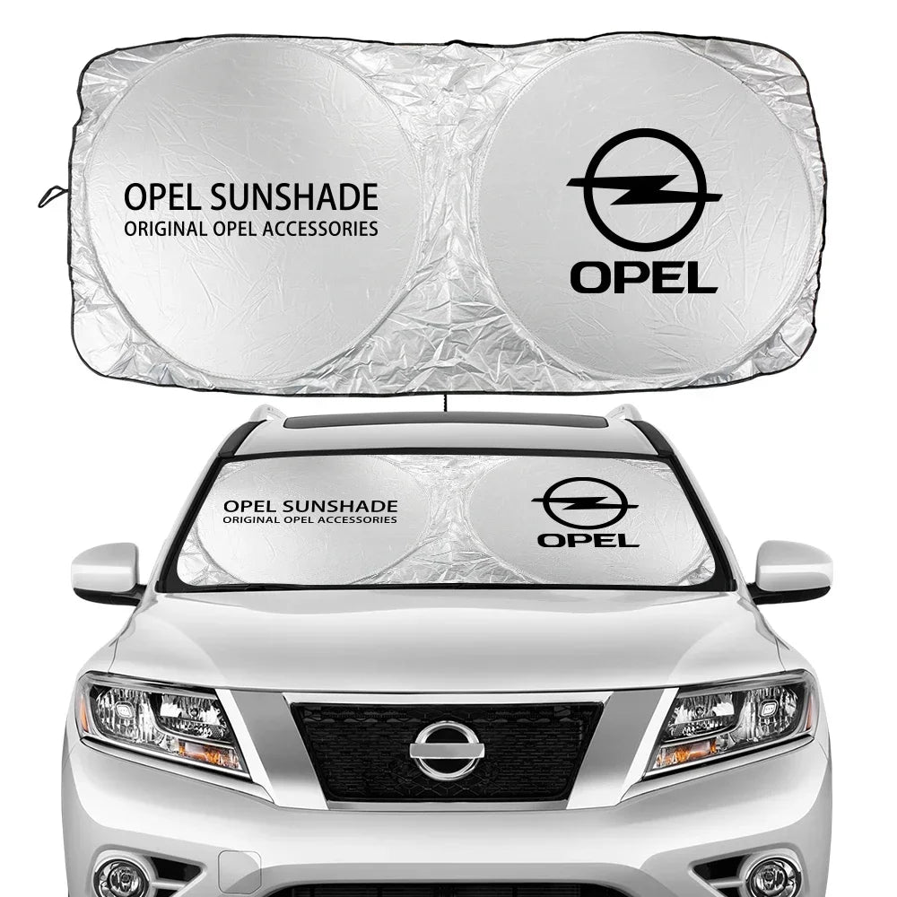 Car Windshield Sun Shade Cover Auto Accessories For Opel Astra H J G K Insignia Corsa C D Vectra C B Meriva a Zafira Trailer