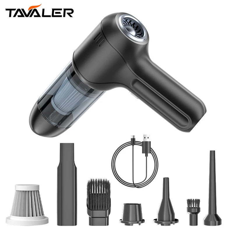 Auto Wireless Vacuum Cleaner Brushless Motor Multifunctional Strong Blowing/Suction Machine Handheld High Power Car Dust Remover
