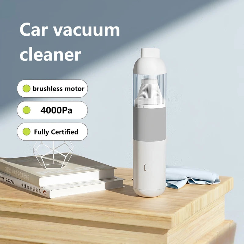 2026 Car Vacuum Cleaner Super Strong Suction Power For Cars Wireless Handheld Small Portable Suction And Blowing Integrated