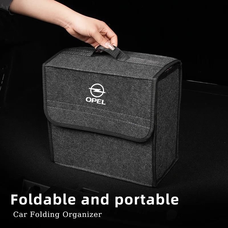 Car Trunk Organizer Bag Foldable Stowing Tidying Storage Box For Opel Corsa Astra Insignia Vectra Zafira Meriva Mokka Grandland