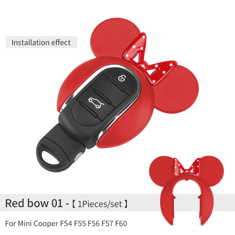 Car Key Case Protector Cover For Mini Cooper S JCW F56 F60 F55 F54 F57 Countryman Clubman Car Styling Key Decorative Accessories