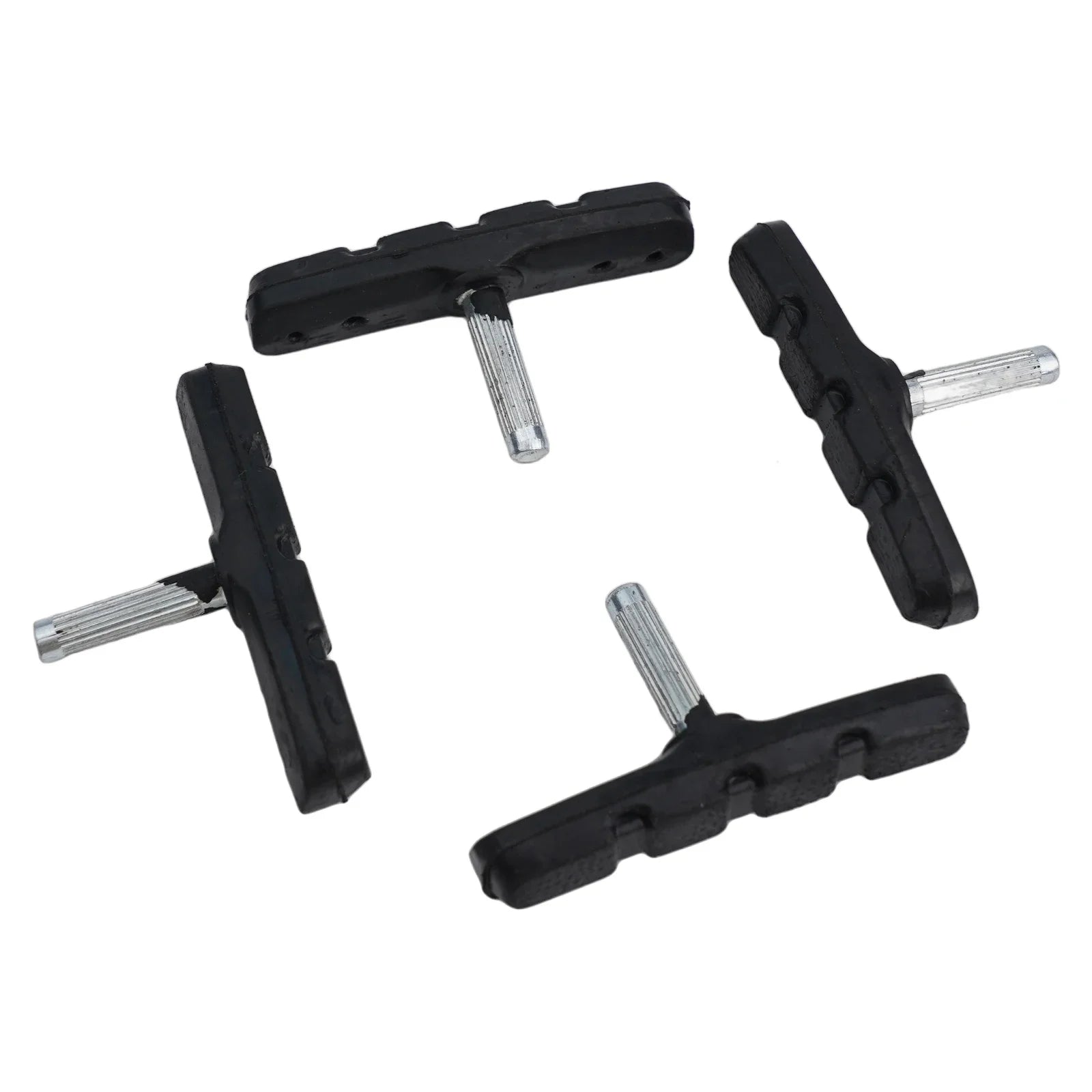 Pastillas de freno para bicicleta, kit de frenos, pastillas de freno de goma para bicicleta de carretera y montaña, zapatas con tuercas hexagonales, herramientas y calzas