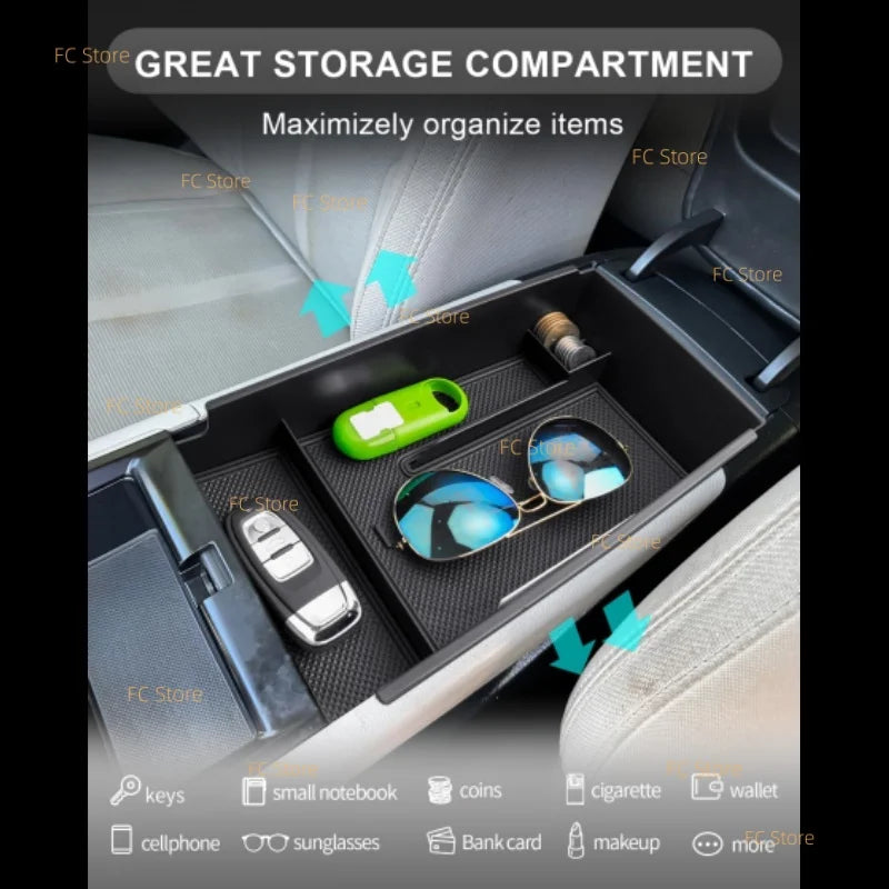 For Kia K5 2025 Center Console Organizer Tray Middle Console Organizer For 2025 K5 GT-Line GT EX LXS Accessories Armrest Storage
