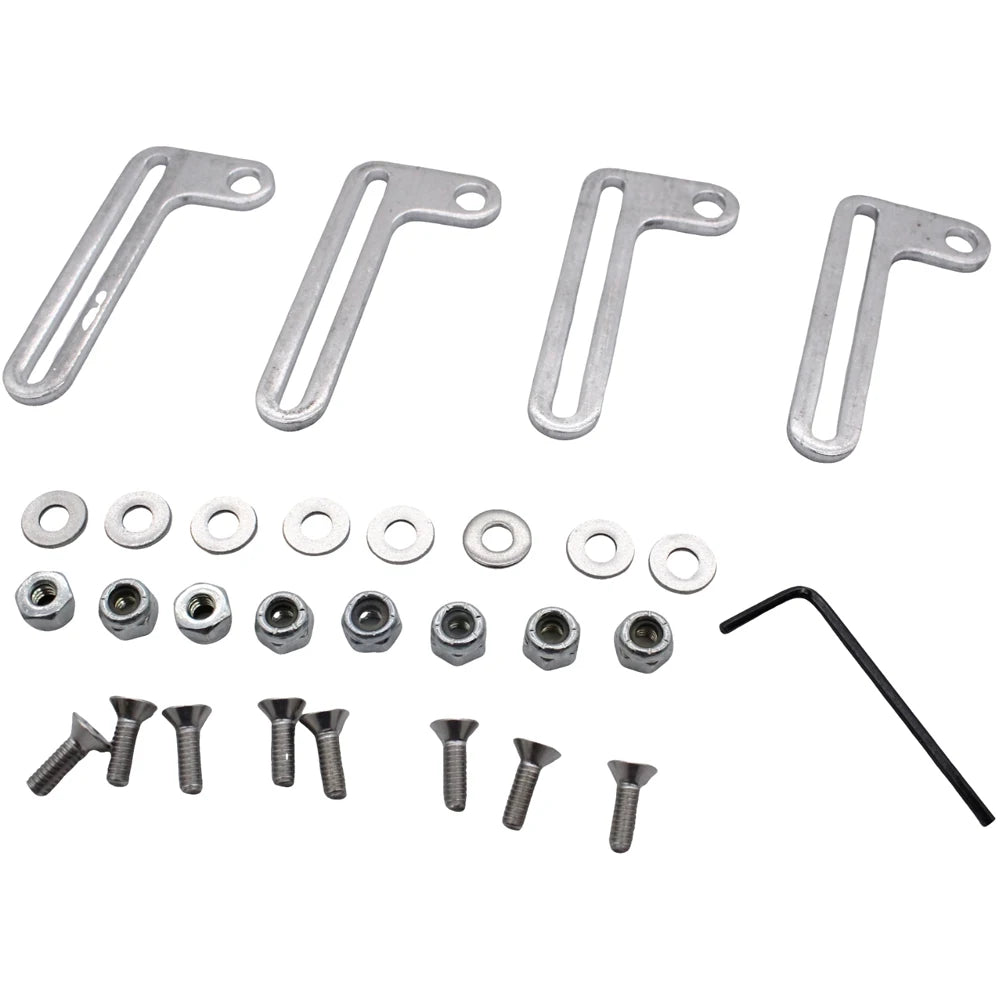 40375 SI-AT25081 Chrome Aluminum Spark Plug Wire Looms Holder For SBC BBC 302 350 454 Ignition System Spark Glow Plugs Wear Part