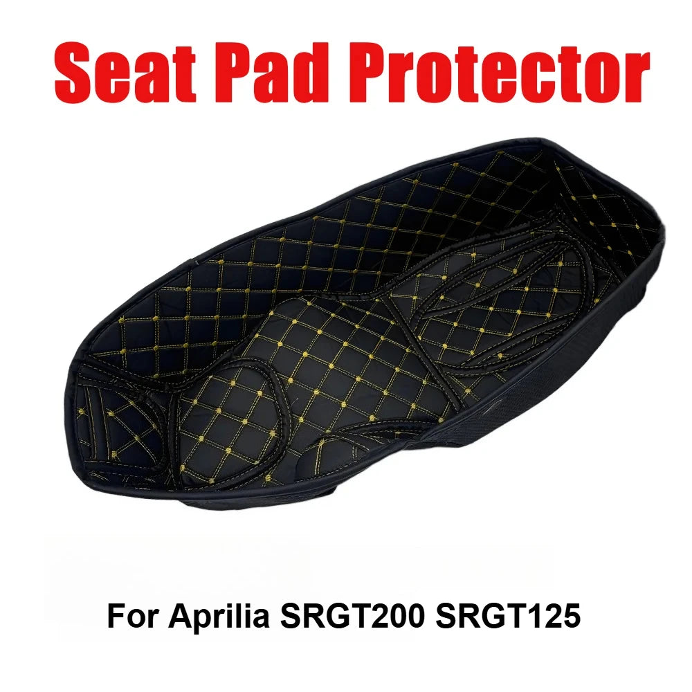 Motorcycle Accessories for Aprilia SR GT 200 125 SRGT200 SRGT125 Trunk Cargo Liner Protector Seat Pad Storage Box Mat Leather