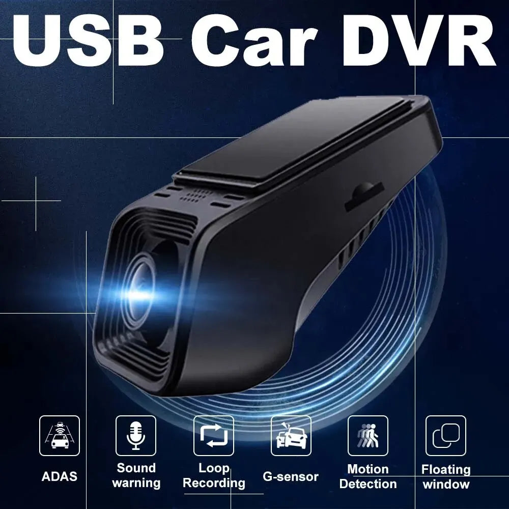 GcPaSr 1080P ADAS Full HD Dash Cam Voice Alarm Car DVR Dashcam USB Video Night Vision Auto Recorder for Android Radio DVD