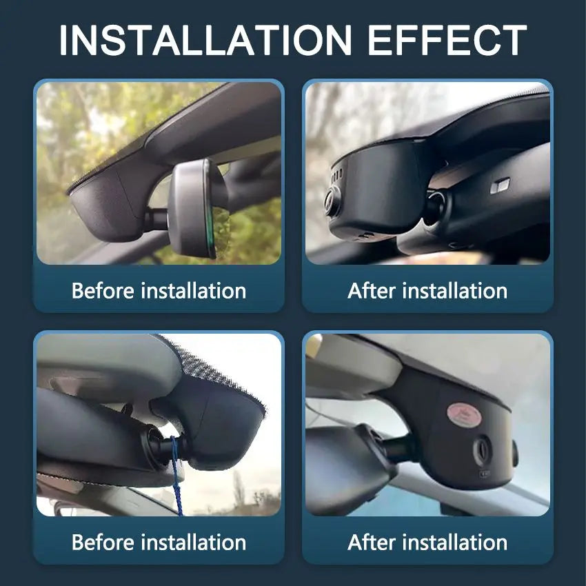 Dash Cam for Audi A1 A3 A4 A5 A6 A7 A8 Q2 Q3 Q5 Q7 Q8 TT RS S 2016 to 2024,4K Dashcam Wifi Dash Camera for Audi,Dvr in the Car