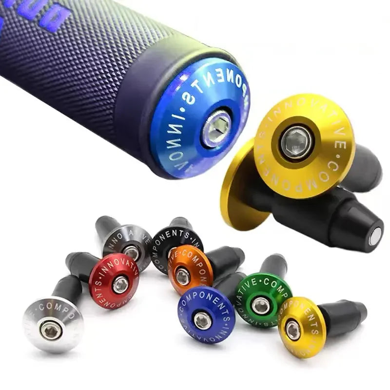 For Honda Yamaha KTM Dirt Bike Accessories ﻿ 1 Pair Motorcycle Handle Bar Ends Plug Grips Handlebar Plug Caps Slider Motor Bike
