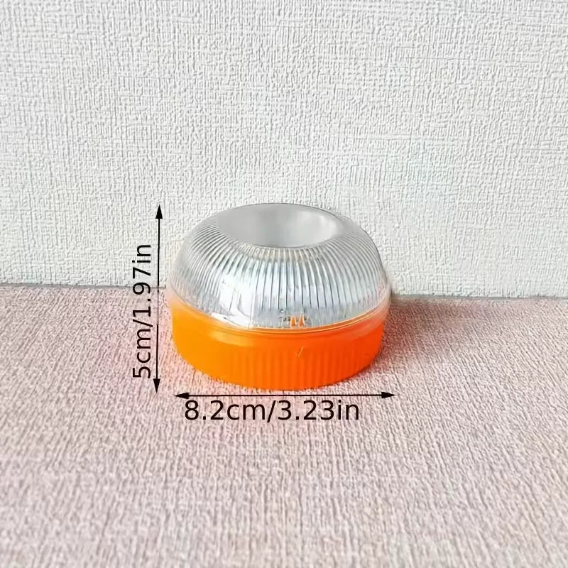 Led Car Emergency Light Flashing Light Magnetic Induction Road Accident Light Portable Strobe Warning Light Safety Accessory