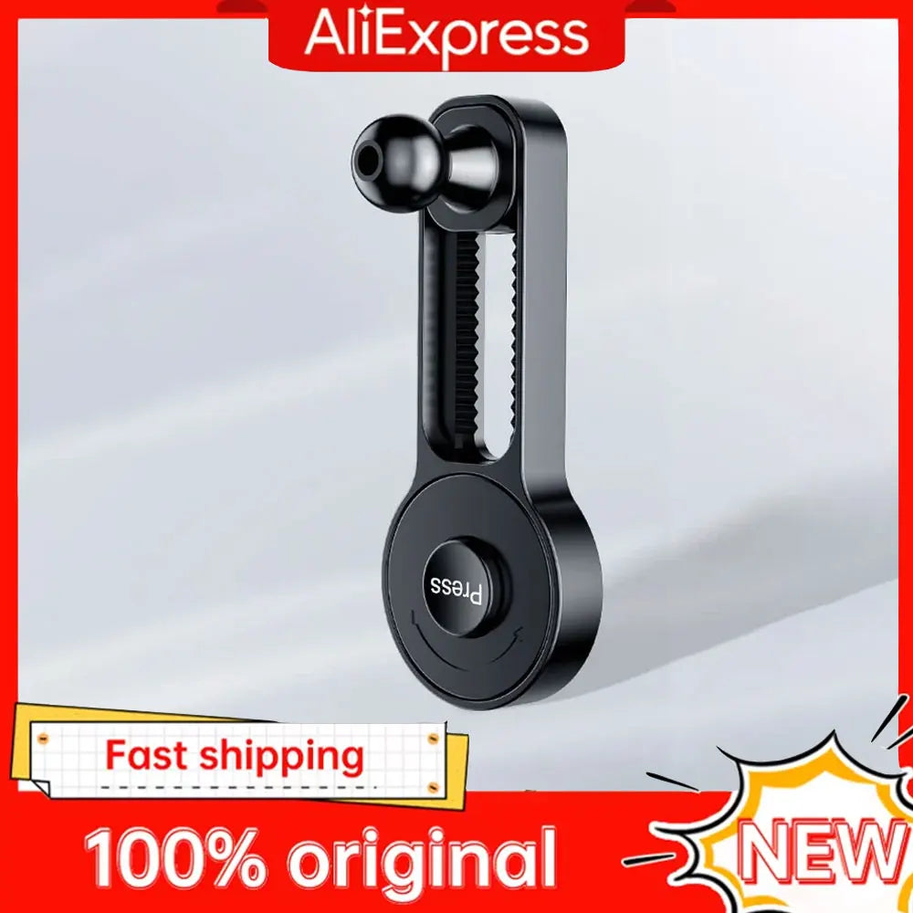 Car Phone Mount Accessory 360° Rotation Adjustable Extension Rod - Fits 17mm Ball Holder & Car Display Screen