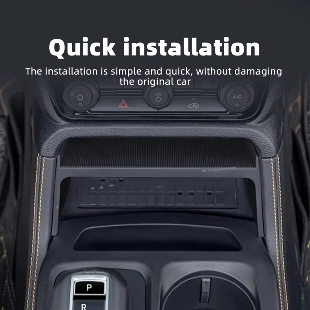 For Ford Ranger 2022 2023 2024 2025 Center Console Storage Box Set ABS Interior Decoration Car Modification Accessories