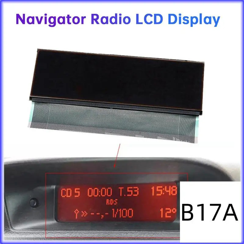 BT-Car Central Navigator Radio LCD Display For  206 307 Citroen C5 Xsara Picasso Instrument Screen LCD Pixel Repair