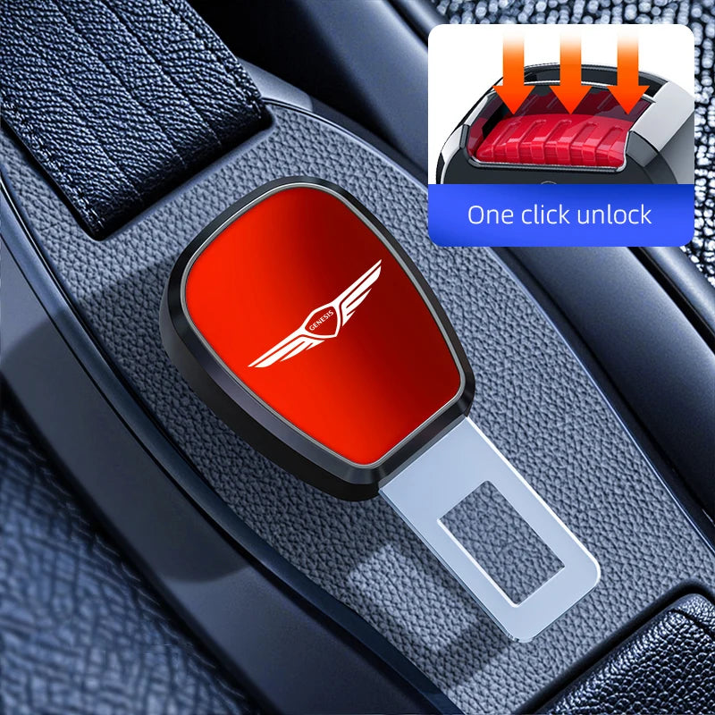 Car Interior Seat belt Clip Metal Extenders Car Accessories For Genesis G80 GV70 GV80 GV60 G70 Essentia Neolun G90 GV90 X