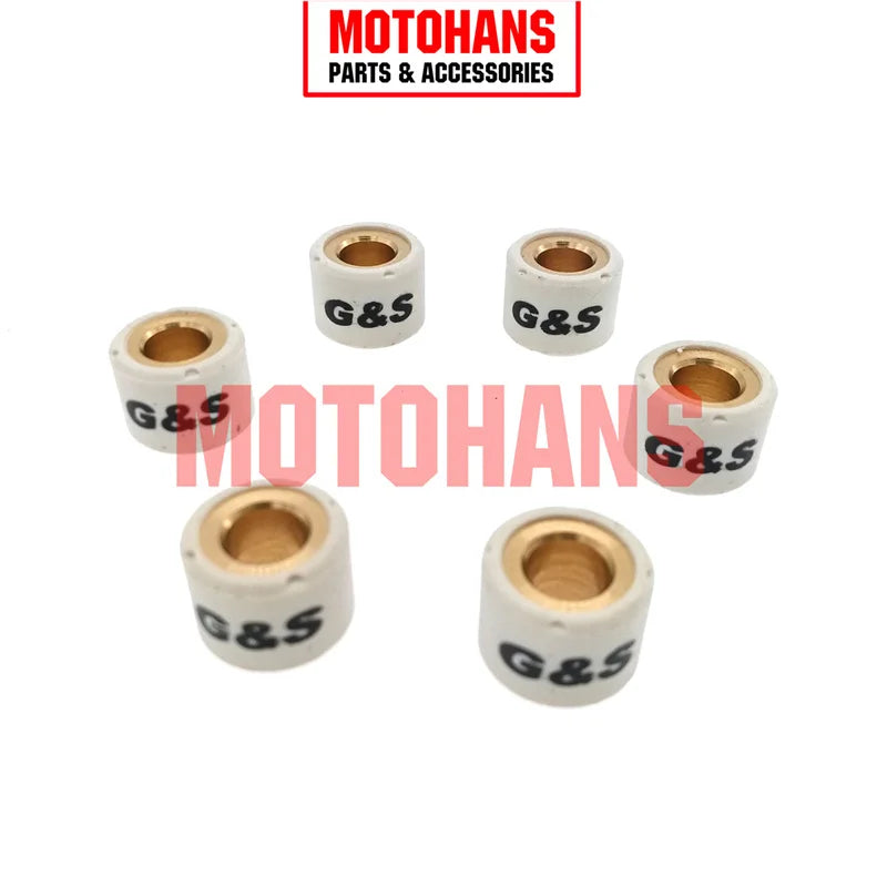 MOTORCYCLE PARTS 18X14 14G COPPER ROLLER WEIGHT FOR GY6 125CC GY6 150CC 152QMI 157QMI 4T ENGINE CHINESE SCOOTERS ATV QUAD