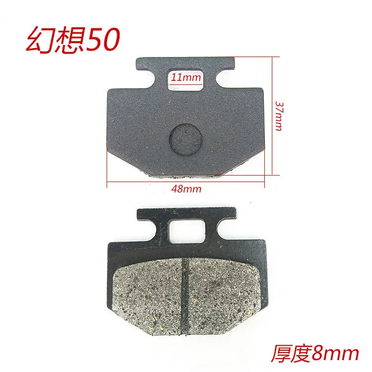 Pastillas de freno de disco delanteras y traseras para motocicletas de 50 cc, 125 cc, 150 cc y 250 cc, CBR, CRF, CTCT, CBX, scooter y ciclomotor.