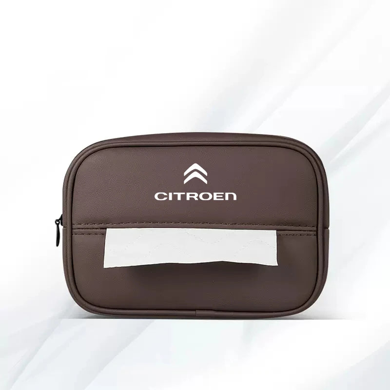 Car Interior Tissue Storage Box Auto Armrests Sunshades Seat Accessories For Citroen C1 DS3 C2 C3 Vts C4 Saxo C4L C5 C6 C8 Xsara