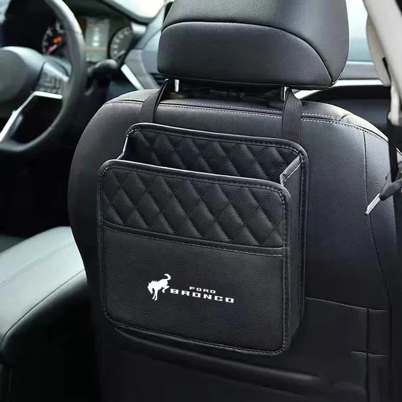 Car Seat Backseat Organizer Storage Bag for Ford Bronco Ranger S-Max Focus Mondeo Transit Tourneo Custom Ranger Auto Accessories