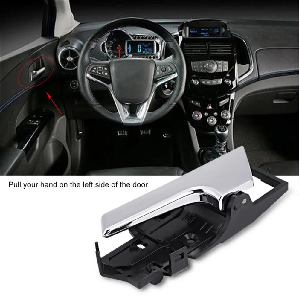 1Pcs Left Side Car Interior Inner Door Handle 96462709 1352174 Fits For Aveo Aveo5 G3 Automotive Interior Accessories