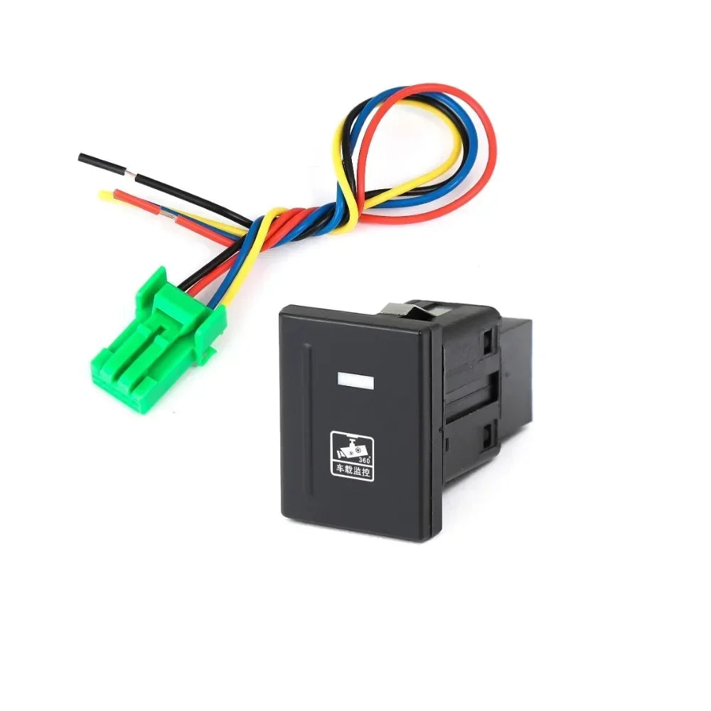 For Volkswagen Amarok 11-18 Accessories 1PC Car LED DRL Fog Lights Power Spotlight Fan Radar Front Rear Diff Lock Electronic Dog