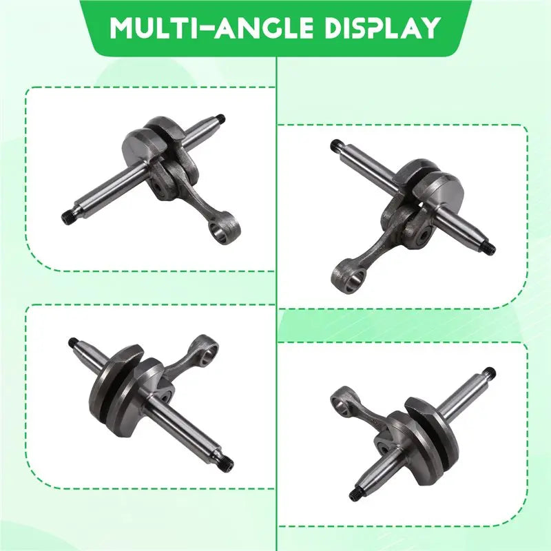 B50C Crankshaft For STIHL SR450 BR450 Hair Dryer BR450 Accessories High Strength SR450 BR450 Crankshaft