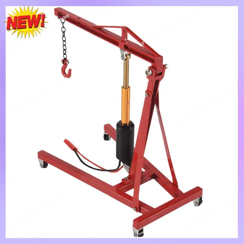 T24C Metal Electric Crane Engine Maintenance Bracket Engine Stand Jack For 1/10 RC Crawler Car Traxxas TRX4 Axial SCX10