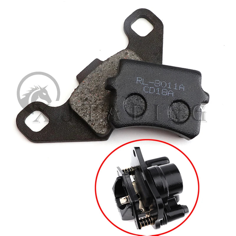 Motorcycle Brakes Front Rear Disc Brake Pads Shoes For 50cc 70cc 110cc 125cc 150cc ATV Pit Dirt Bike Scooter Suzuki Kawasaki