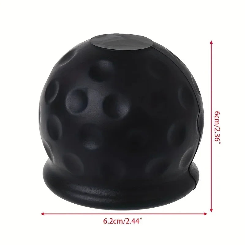 Tow Bar Ball Cover Cap Ball Hood for Trailer Protect Rubber