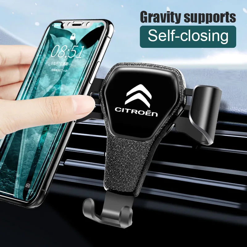 1Pcs Car Phone Holder Auto Interior Accessories For Citroen C3 C6 C4 C2 C1 2CV VTS DS3 DS4 DS5 RD3 Cross Berlingo Xsara Picasso