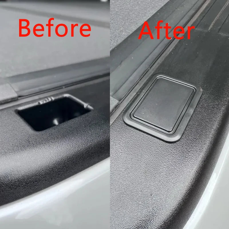 2X Stake Pocket Covers For Dodge Ram 1500 2500 2019-on Rear Truck Pickup Bed Rail Stake Pocket Plugs Hole Caps Car Part