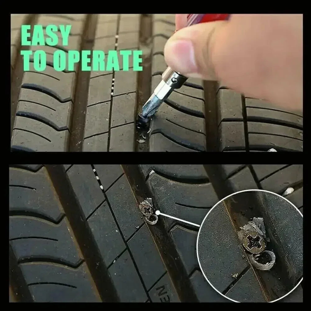 10/20/30Pcs Car Tyre Repair Rubber Nails Set Universal Cars Motorcycle Patch Nails Truck Bicycle Scooter Puncture Repair Tools