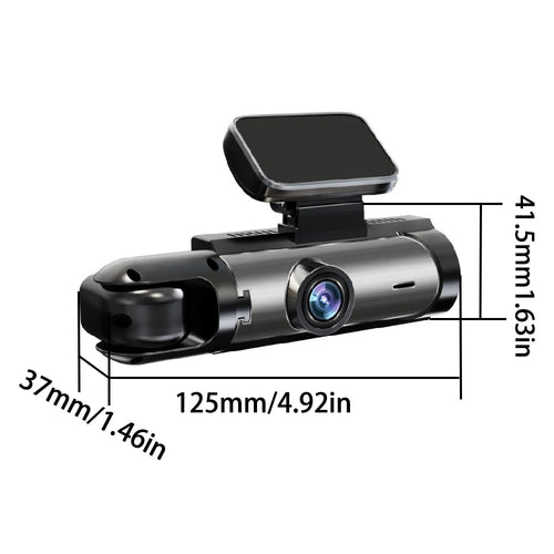 1080P Dual camera Dash Cam for cars,Front And Inside,car camera with IR Night Vision,Loop Recording,wide angle Car DVR Came