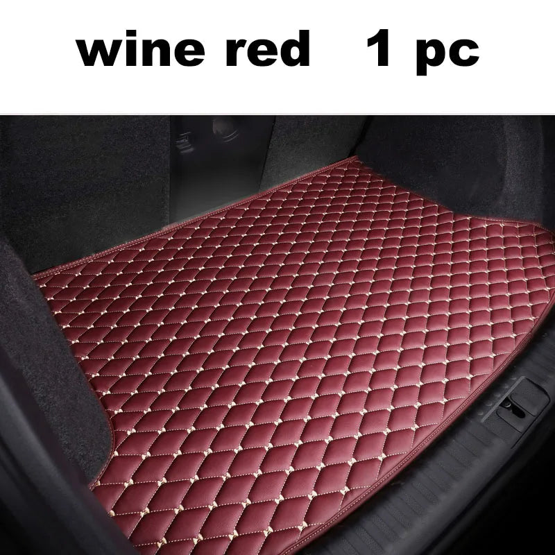 Car Floor Mats For VW VW Golf 7 7.5 GTE GTD GTI 2012~2020 Carpets Leather Mat Rugs Pad Interior Parts Car Accessories