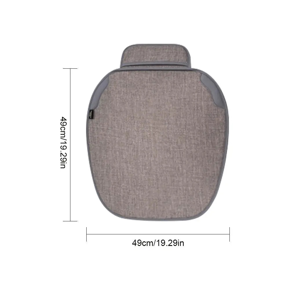 Car Flax Seat Cover Universal Front Seat Breathable Anti Scratch Protector Cushion Covers For Car Interior Accessories 2024