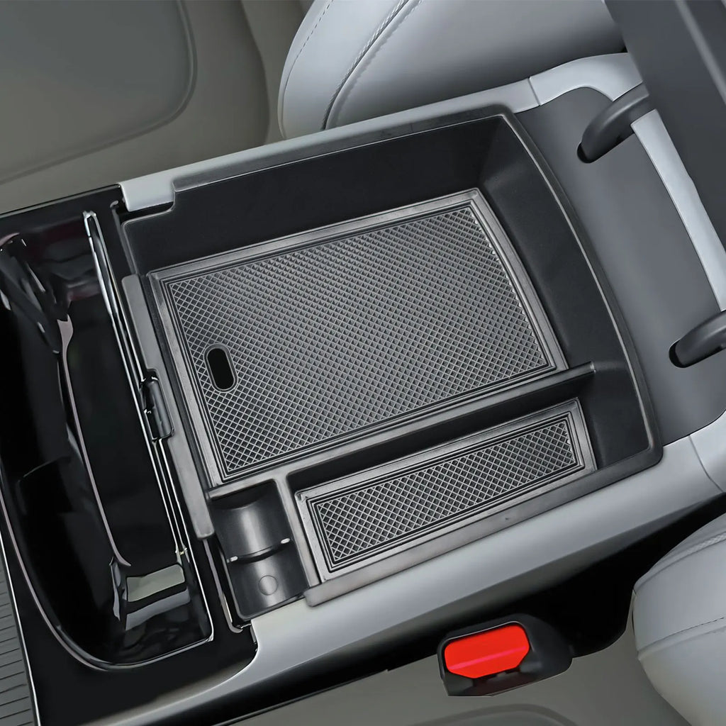 For 2025 Hyundai Tucson Center Console Organizer Tray Armrest Box Storage Interior Car Center Console Box Secondary Accessories