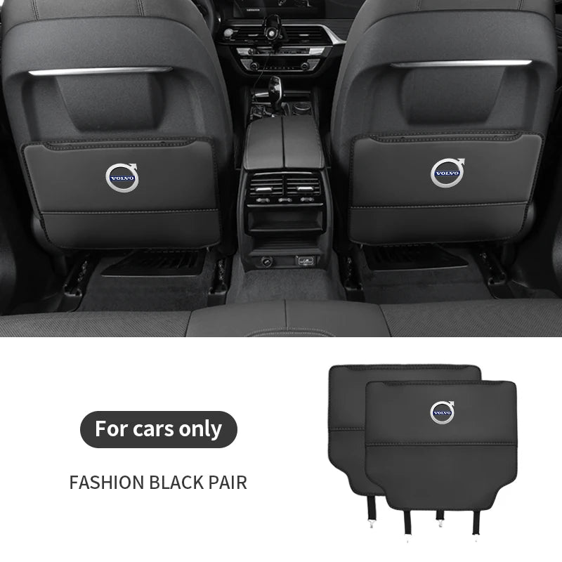 Volvo XC40 XC60 XC70 XC90 C30 C70 S60 S80 S90 V40 V50 V60 V90 T5 T6 Car Seat Back Storage Rear Anti-Wear Backrest Anti-kick Pad