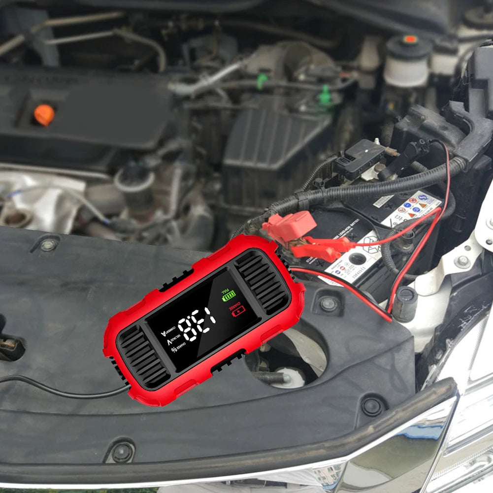 12V 2A Car Battery Charger Car Motorcycle Lead Acid Battery Charger Fully Automatic Battery Charger for Car Truck Battery