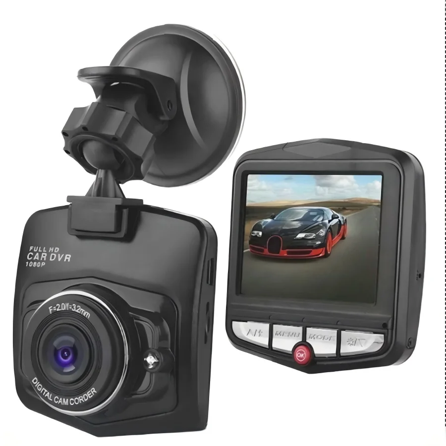 HONGTONG Dash Cam Car Driver Video Recorder DVR Car Camera Black Box With Rechargeable Dashcam Loop Recording Night Vision
