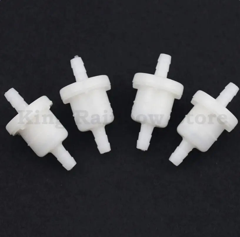 New 4pcs Plastic Fuel Gas Fuel Filter 50cc 90cc 110cc 150cc 250cc China Atv Dirt bikes, Go Karts, Scooters, Etc