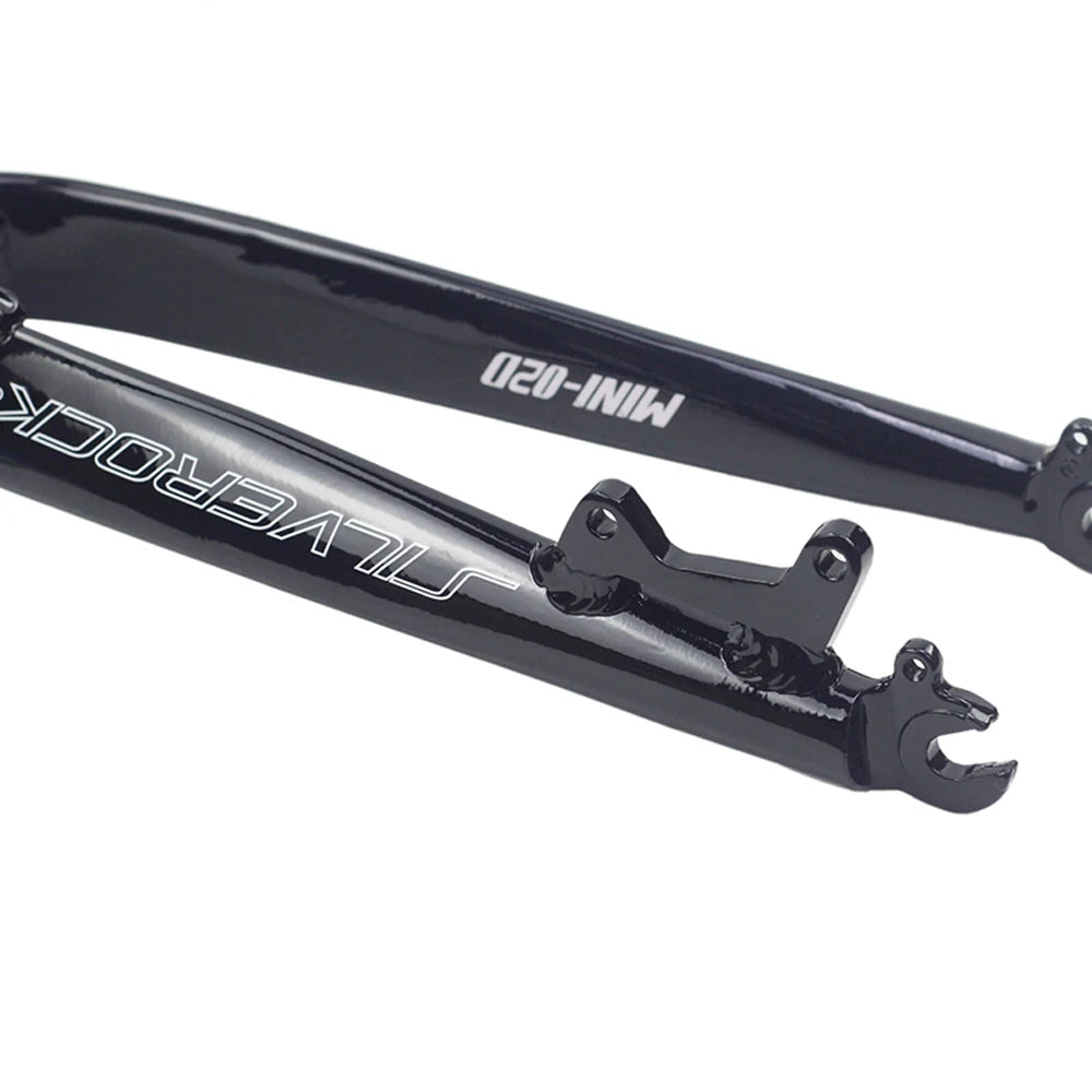 Front Fork 20 Inch 406/451 Small Wheel Bicycle V-brake/disc Brake Aluminum Alloy Hard Fork Folding Bicycle Accessories