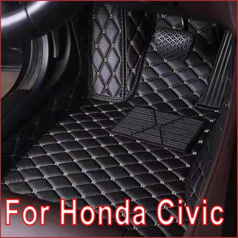 Floor Mats Car For Honda Civic 6th Ferio EJ EK EM Sedan 1999 2000 Luxury Car Floor Mats Left Or Right Hand Drive Car Accessories